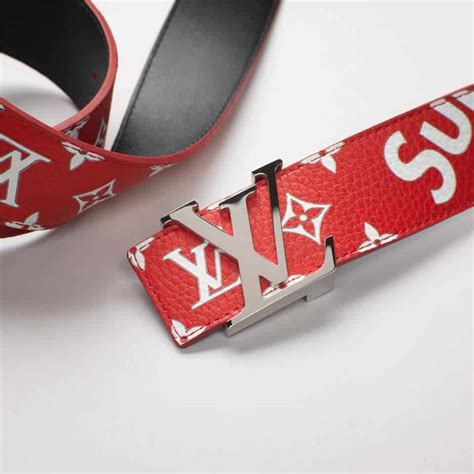 replica supreme x lv belt|louis vuitton supreme x real belt.